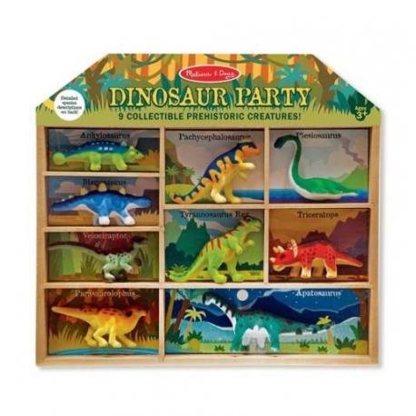 Мелисса и Дуг, Набор из 9 фигурок, Динозавры Melissa & Doug игровой набор фигурок динозавров 12 видов