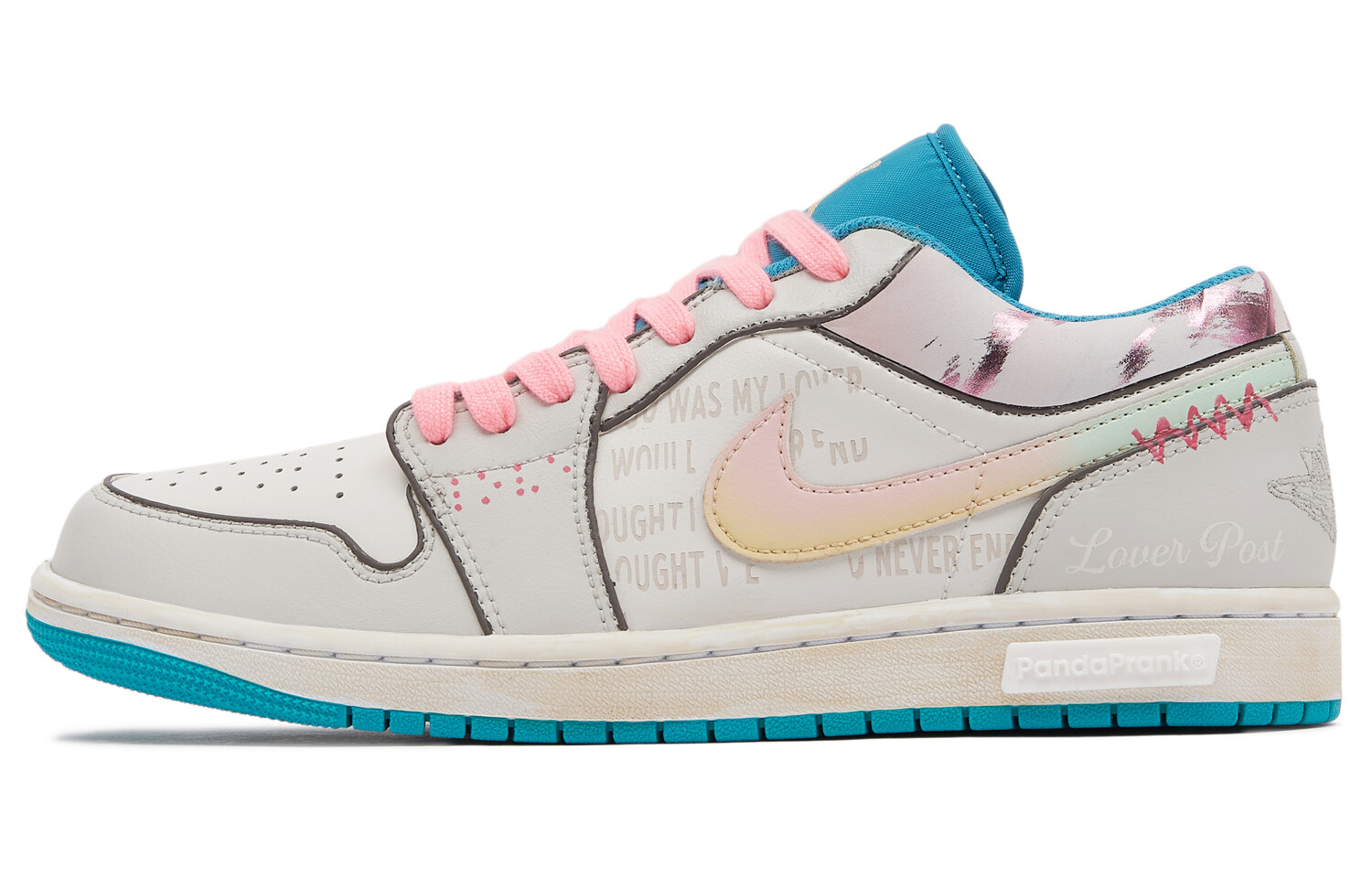

Jordan Air Jordan 1 винтажные баскетбольные кроссовки мужские, White pink blue