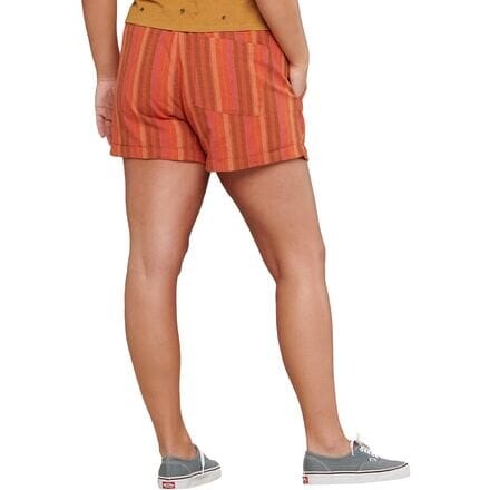 

Шорты Taj Hemp - женские Toad&Co, цвет Papaya Stripe