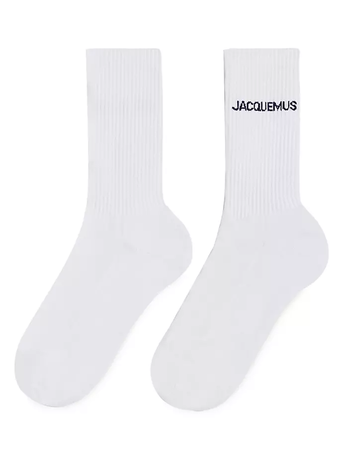 

Хлопковые носки Les Chaussettes Jacquemus Jacquemus, белый