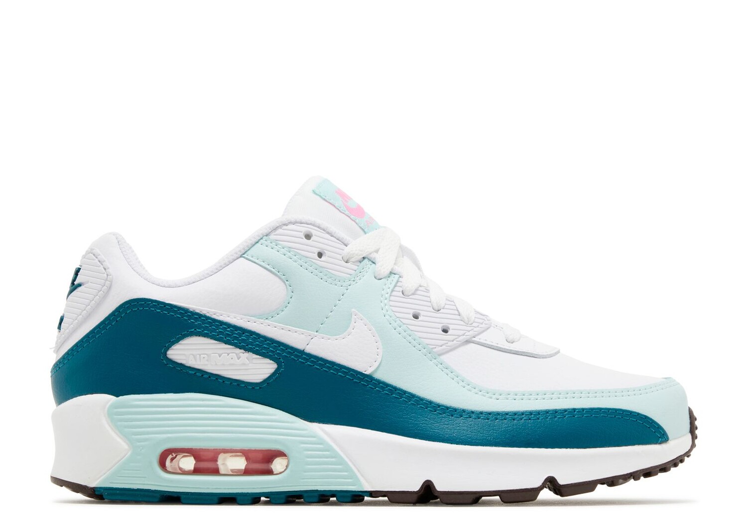 

Кроссовки Nike Air Max 90 Leather Gs 'White Jade Ice', белый