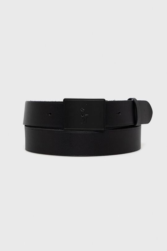 

Кожаный ремень Polo Ralph Lauren, черный