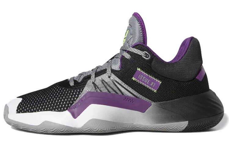 

Adidas DON Issue 1 Gca Мужские баскетбольные кроссовки Черный Фиолетовый