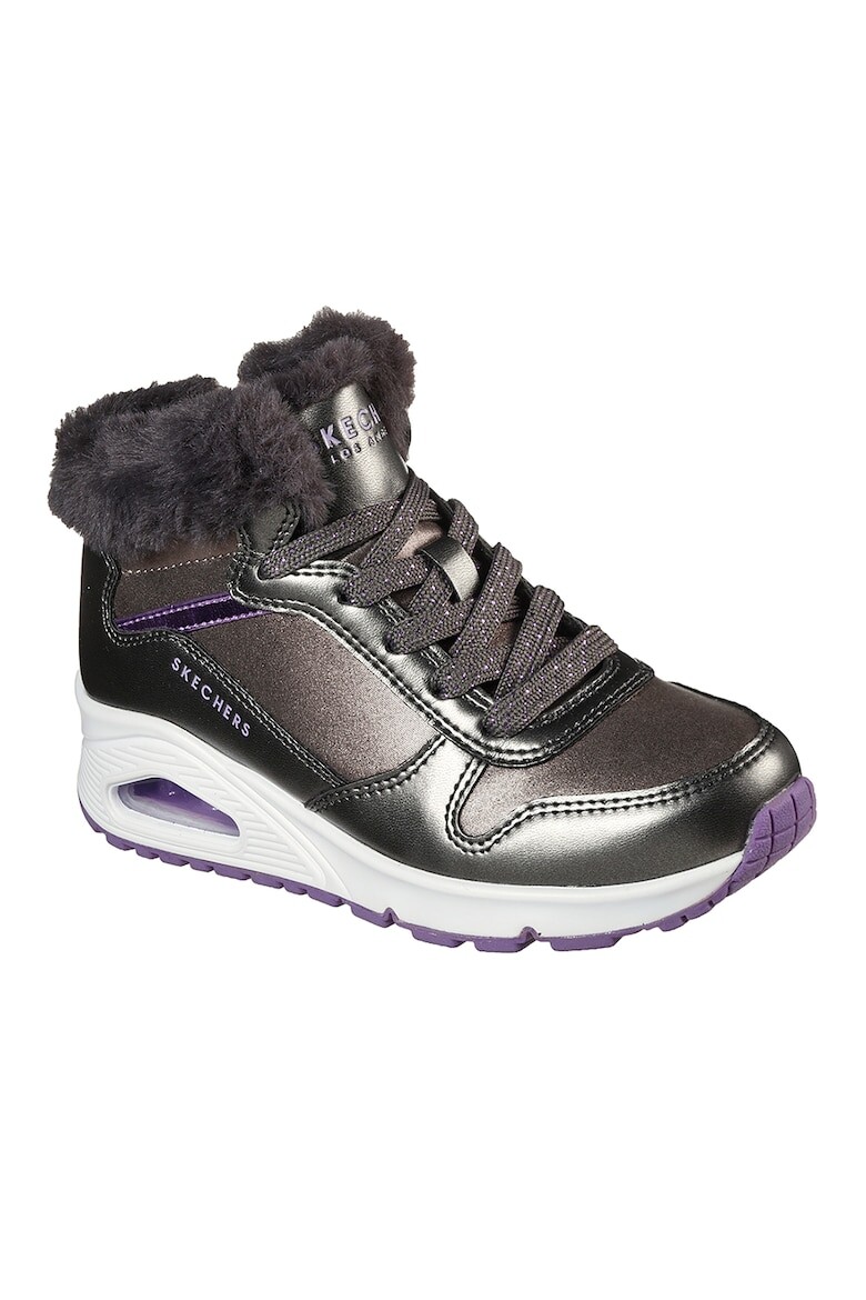 

Сапоги Uno Cosy On Air из экокожи Skechers, серый