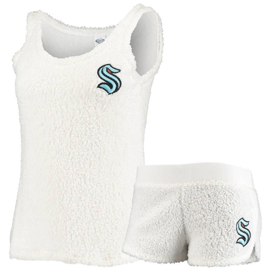 

Пижамный комплект Concepts Sport Seattle Kraken, кремовый