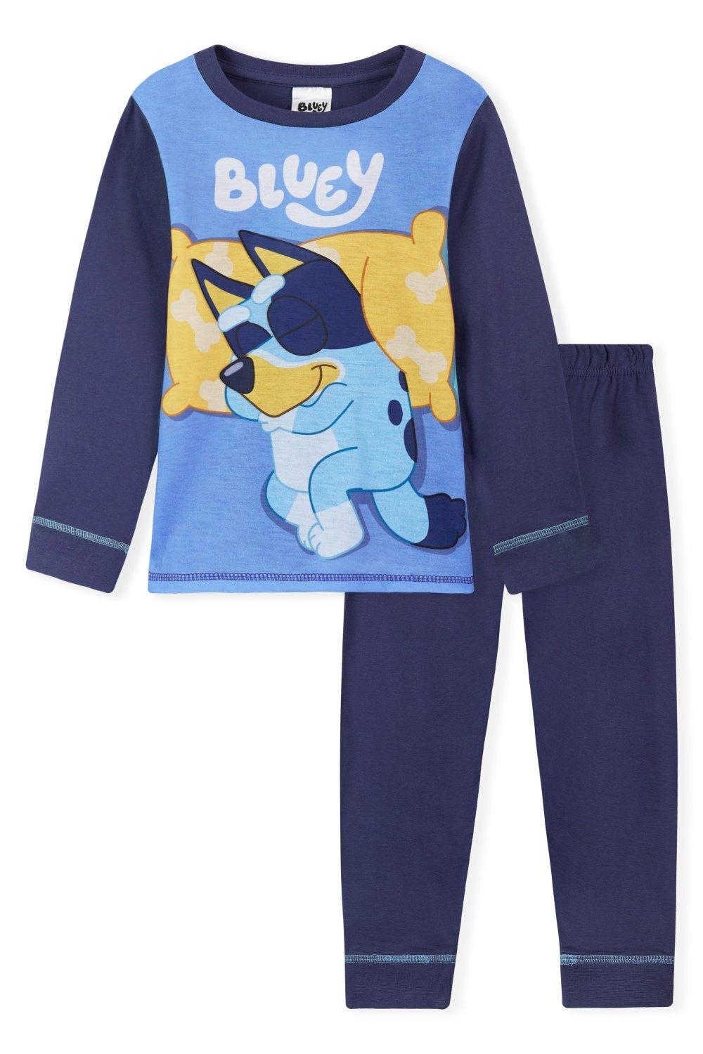 Пижамный комплект с длинными рукавами Bluey, мультиколор комбинезон для отдыха bluey синий