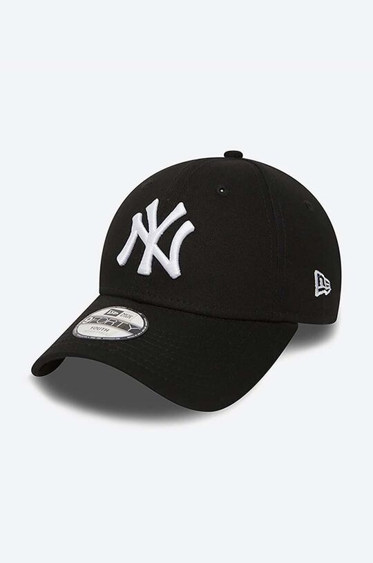 

New Era Детская хлопковая бейсболка, черный