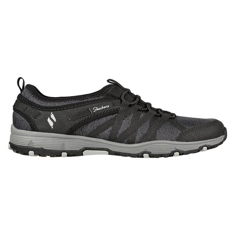 

Женские прогулочные кроссовки Skechers 158236_BLK Черный с эластичными шнурками