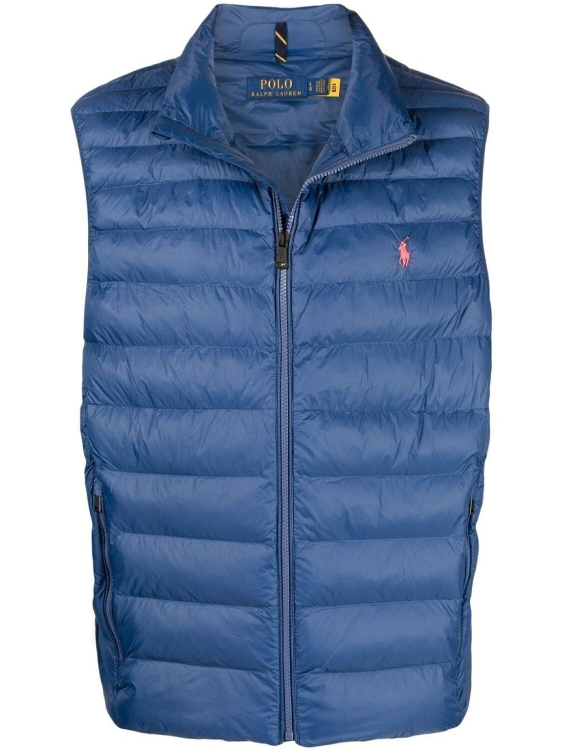 

Polo Ralph Lauren дутый жилет с вышитым логотипом, синий