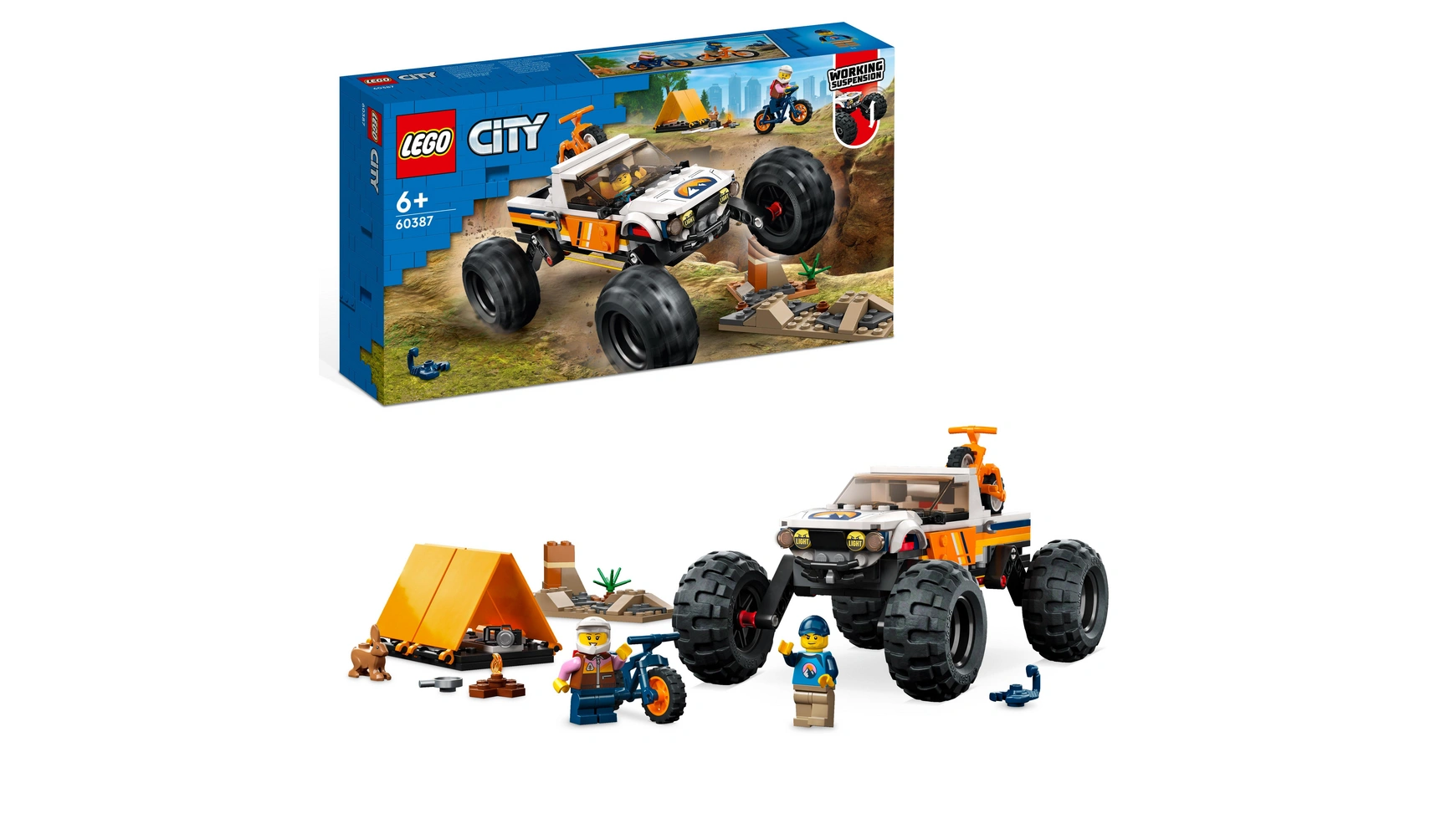 Lego City Приключение по бездорожью конструктор lego city town road plates 60304