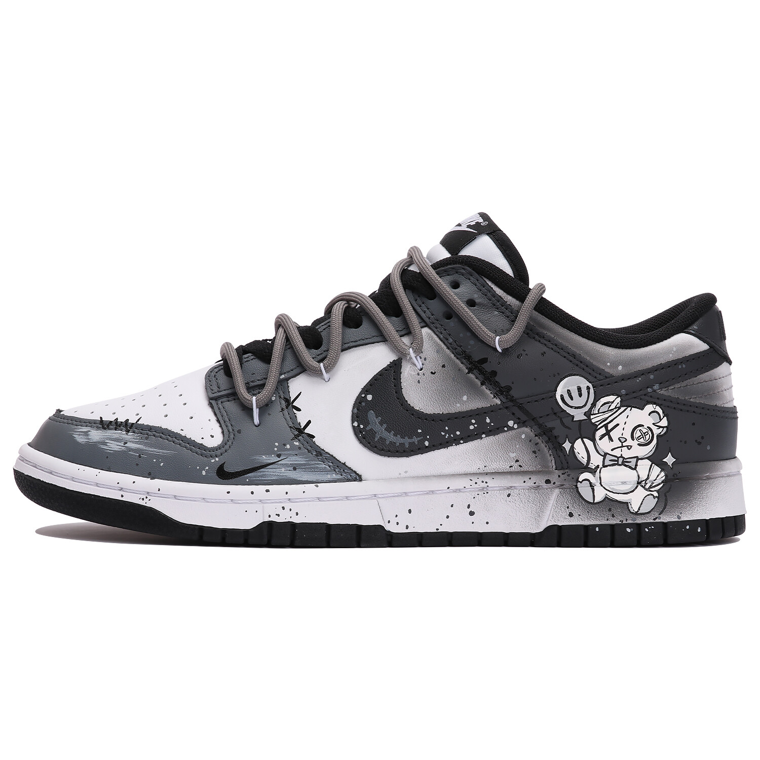 

Мужские кроссовки для скейтбординга Nike Dunk, Black/White/Gray