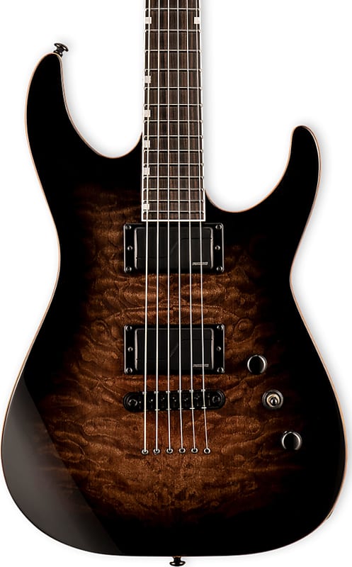 цена Электрогитара ESP LTD Josh Middleton JM-II Electric Guitar, Black Shadow Burst w/ Case