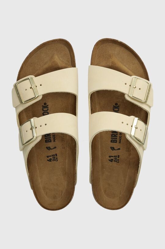 

Кожаные шлепанцы Arizona Birkenstock, бежевый