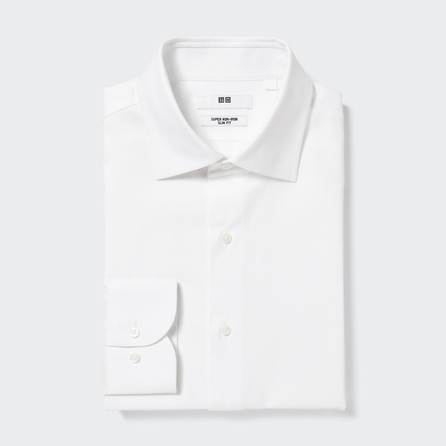 

Рубашка UNIQLO Super Non-iron узкого кроя, белый
