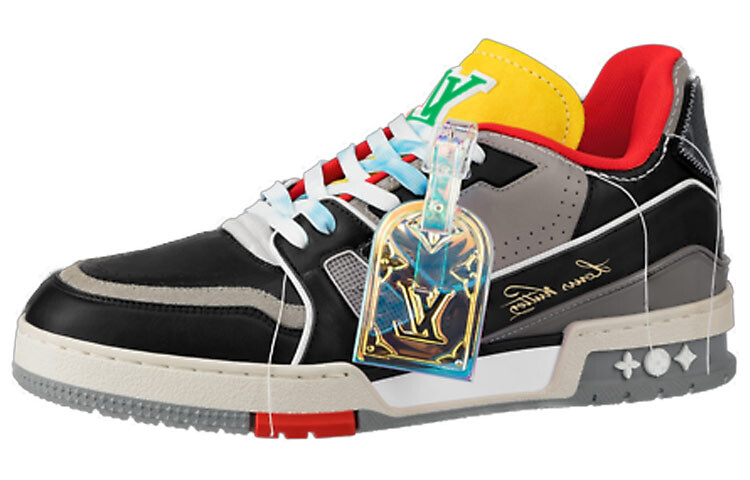 

Кроссовки Louis Vuitton Спортивная обувь Черный/Красный/Желтый