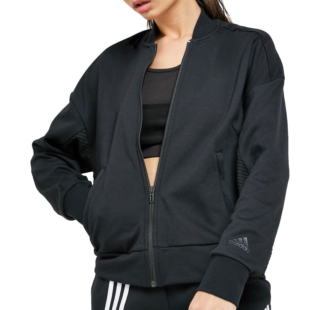 

Толстовка adidas Mesh Bom Full Zip, черный