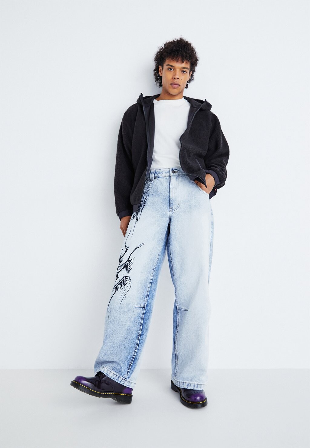 

Толстовка Levi's ШЕРПА С КАПЮШОНОМ POP, цвет meteorite