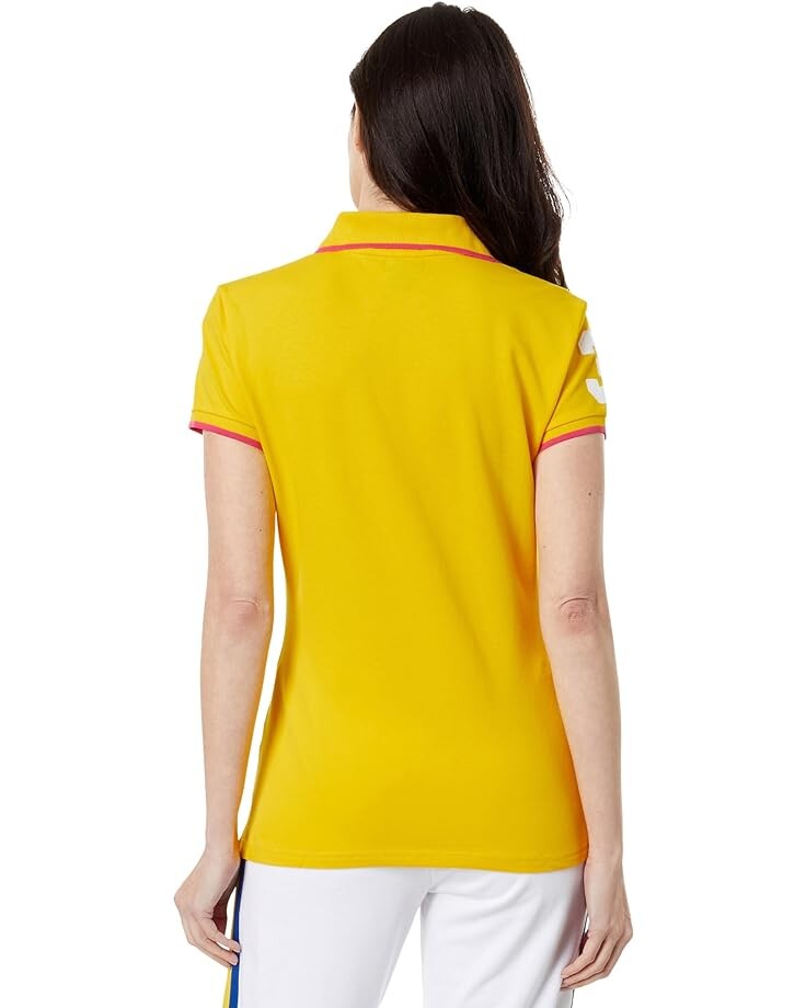 

Поло U.S. POLO ASSN. USPA Triple Crown Polo Shirt, цвет Cyber Yellow