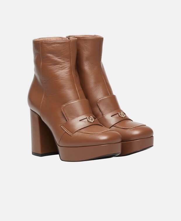 

Ботильоны Pollini, коричневый