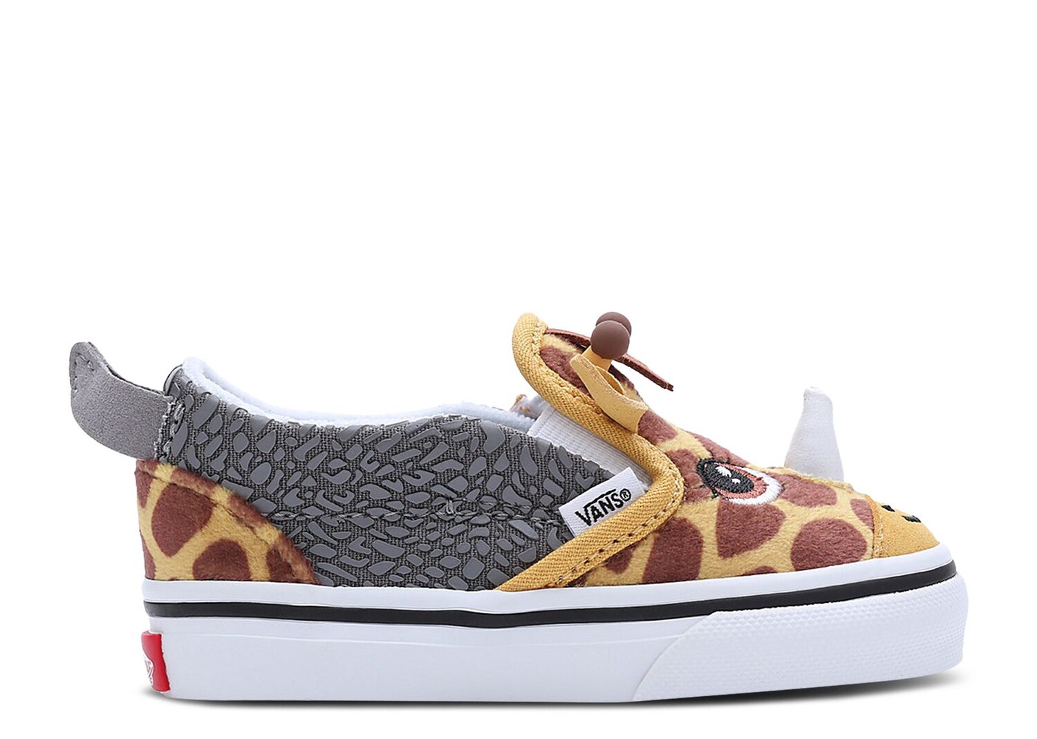 

Кроссовки Vans Slip-On V Toddler 'Rinoceraffe', серый