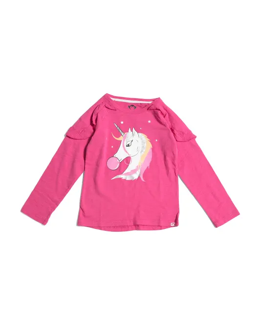 

Футболка Amelie Cool Unicorn для девочек Appaman, розовый