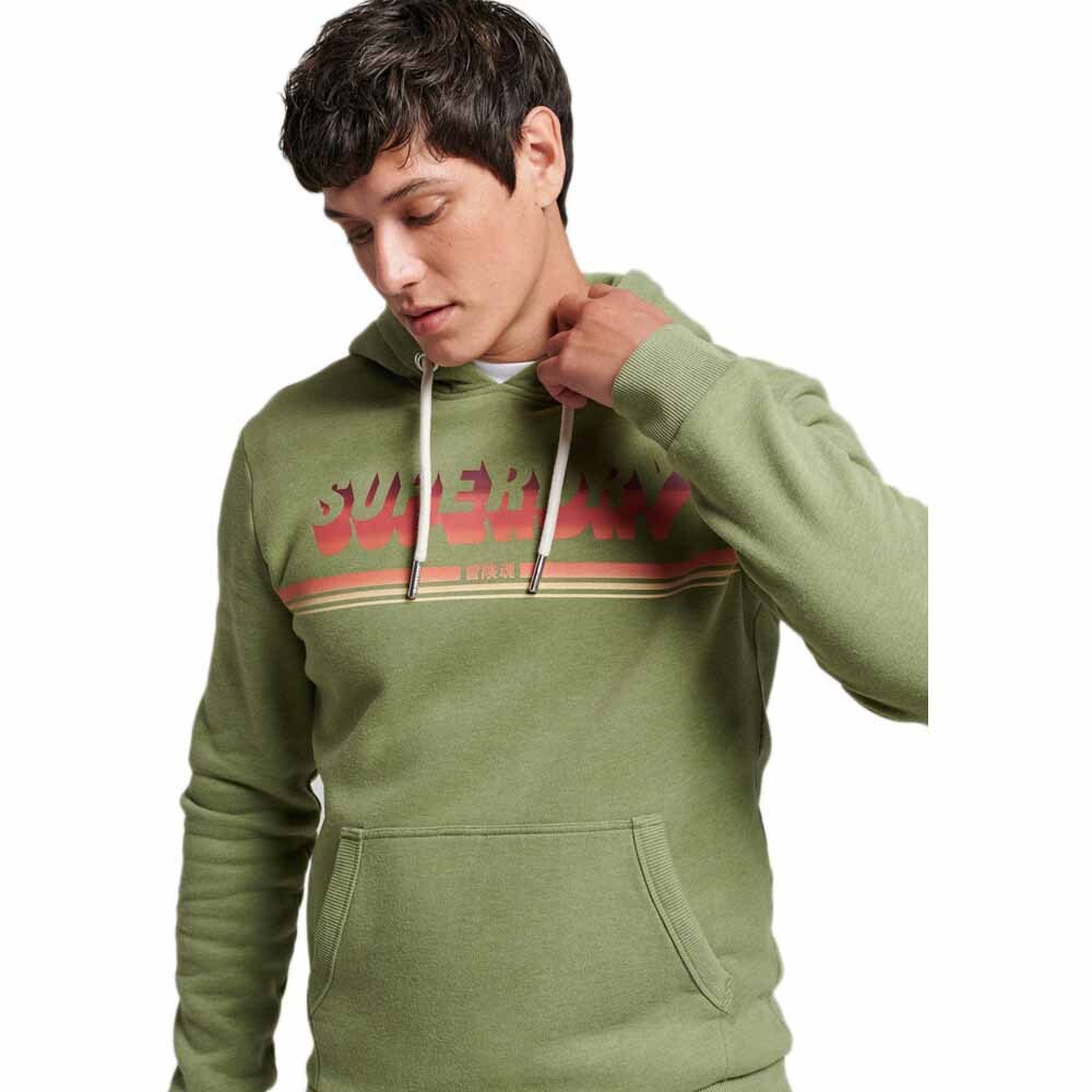

Худи Superdry Vintage Shadow, зеленый