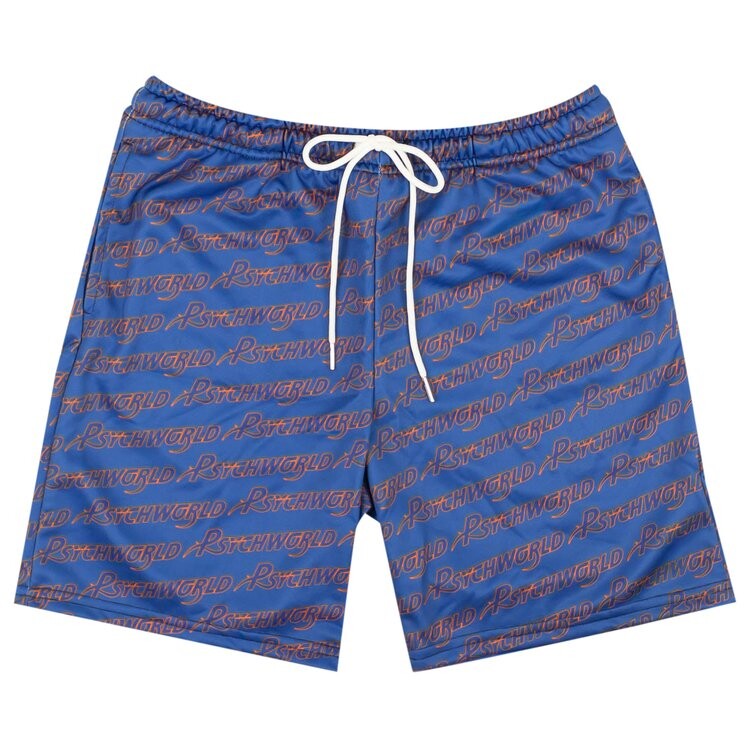 

Шорты Psychworld Repeated Logo 'Royal Blue/Orange', синий