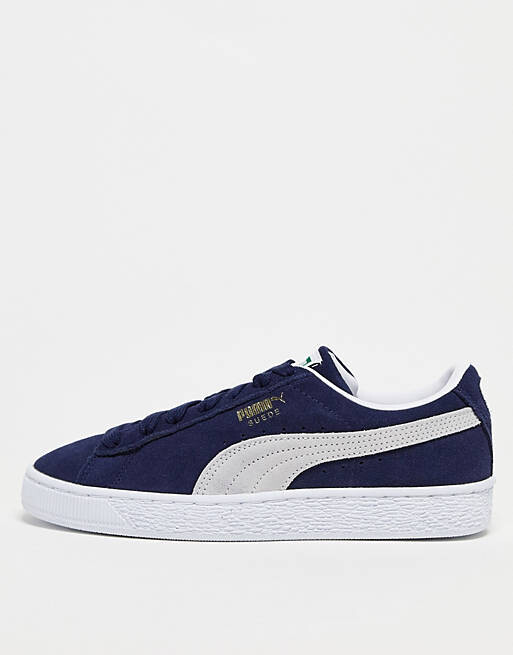 

Сине-белые кроссовки Puma Suede Classic XXI