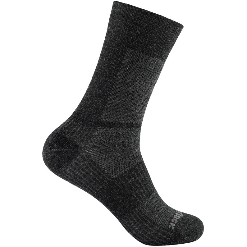 Носки Coolmesh II Merino Crew Wrightsock, черный носки мужские из флисовый носок шерсти мериноса теплые зимние дышащие 41 46