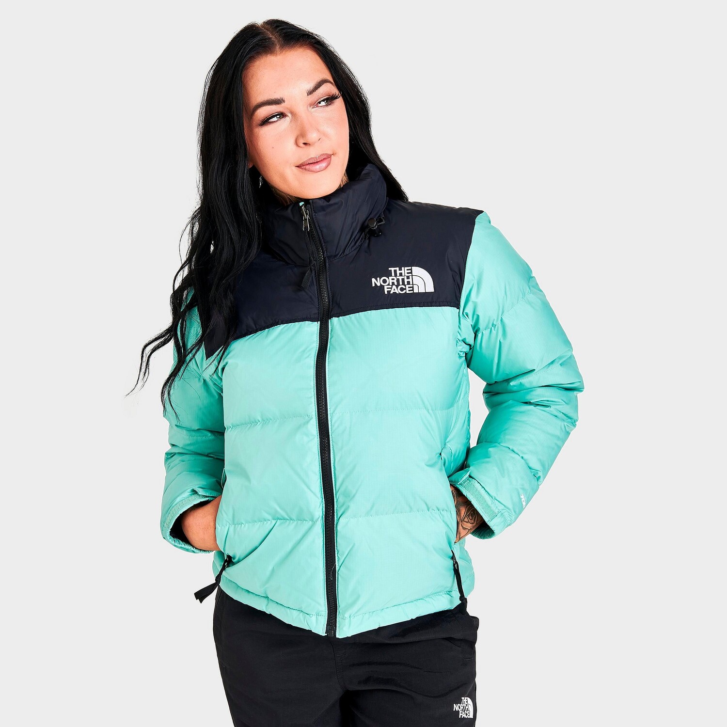 

Женская куртка Nuptse в стиле ретро 1996 года The North Face, зеленый