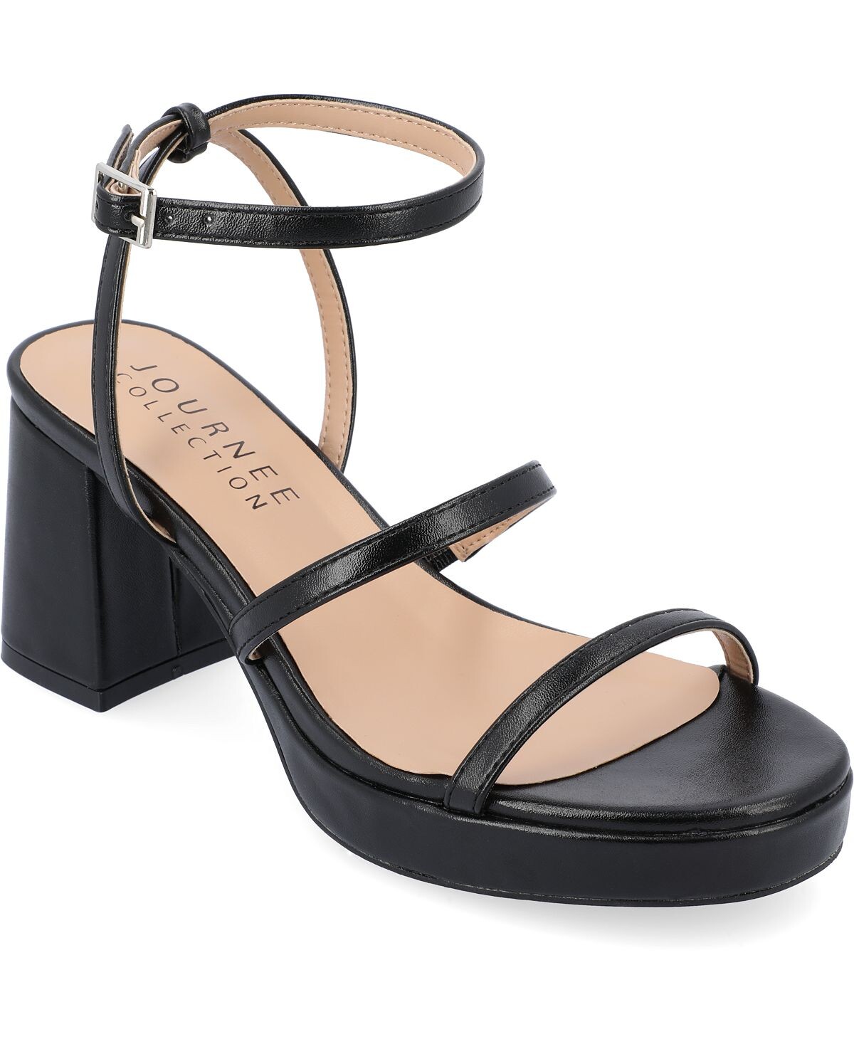

Женские сандалии на платформе Samilee Journee Collection, черный