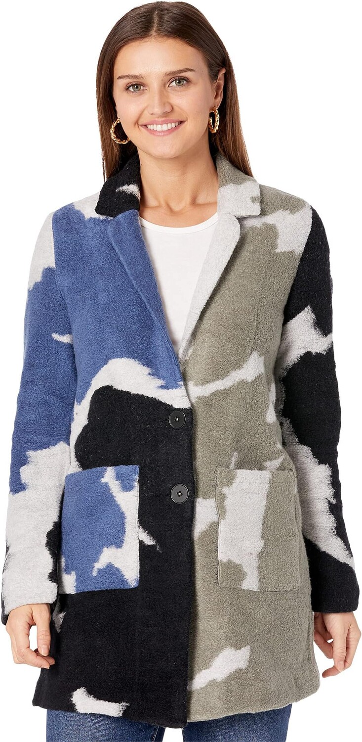 

Свитер Petite Animal Instinct Coat NIC+ZOE, цвет Blue Multi