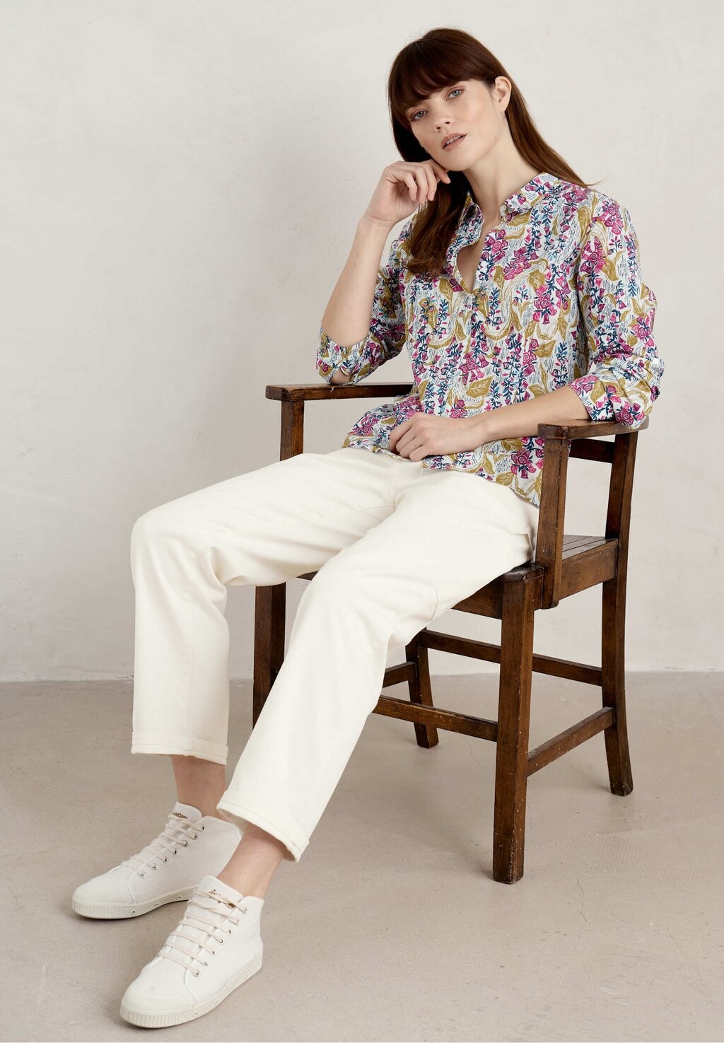 

Рубашка Larissa Long Sleeve Seasalt Cornwall, мультиколор