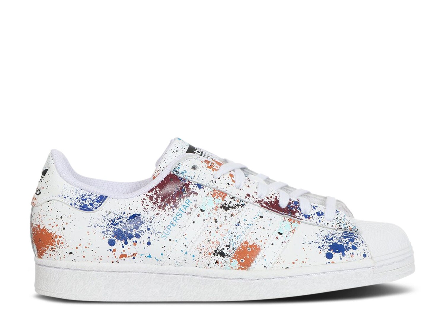 

Кроссовки adidas Superstar 'Paint Splatter', белый