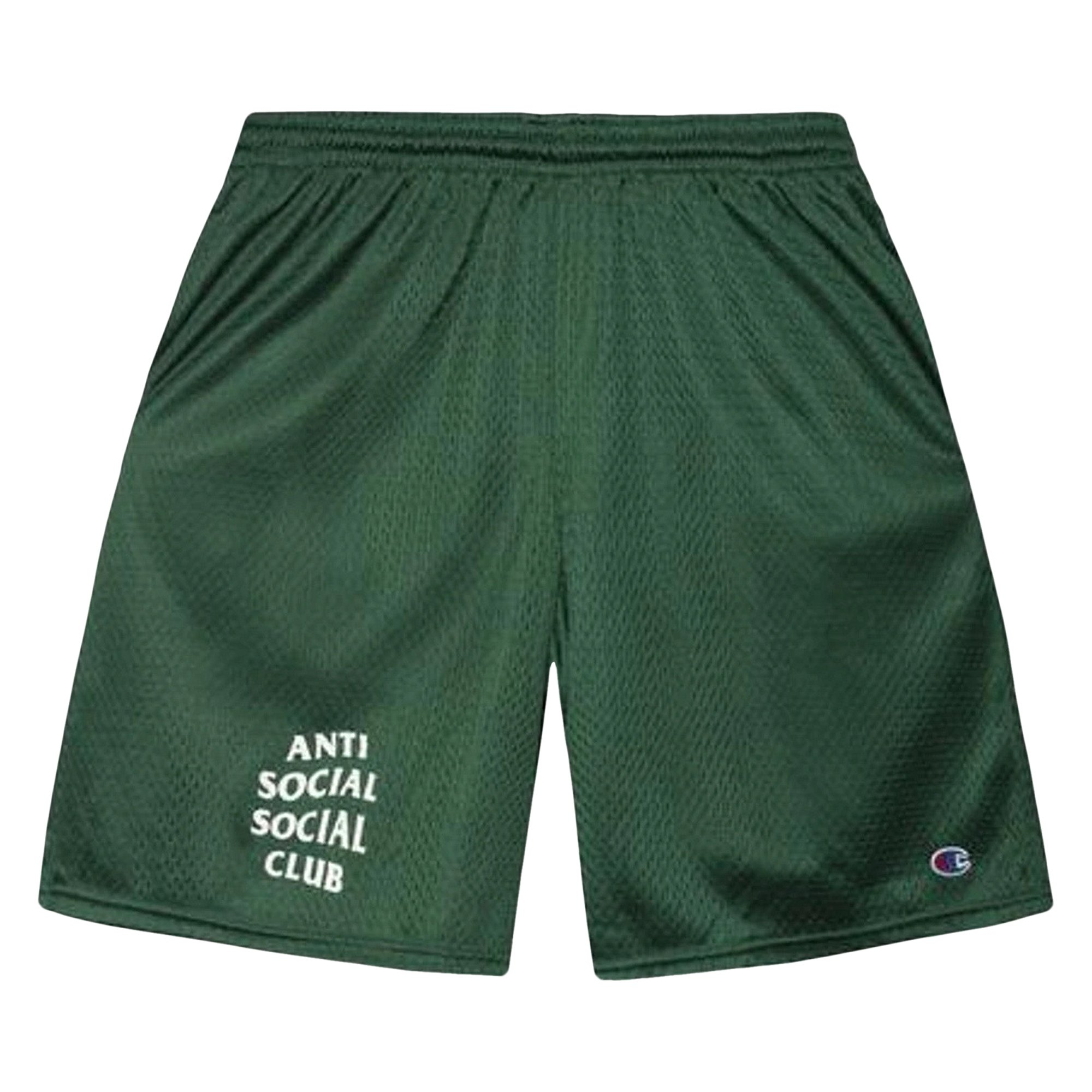 Спортивные шорты Anti Social Social Club, зеленые