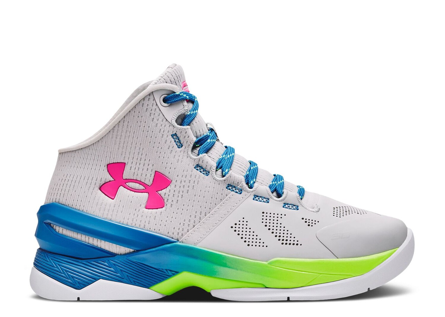 

Кроссовки Under Armour Curry 2 Retro Gs 'Splash Party', серый
