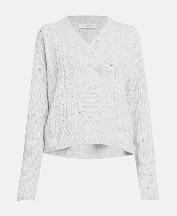 

Шерстяной джемпер Max Mara Leisure, белый