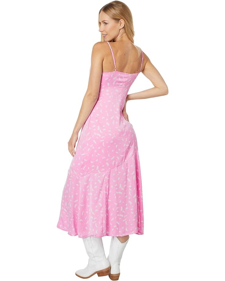 

Платье Saltwater Luxe Sharice Peony Pop Tank Midi Dress, цвет Dahlia