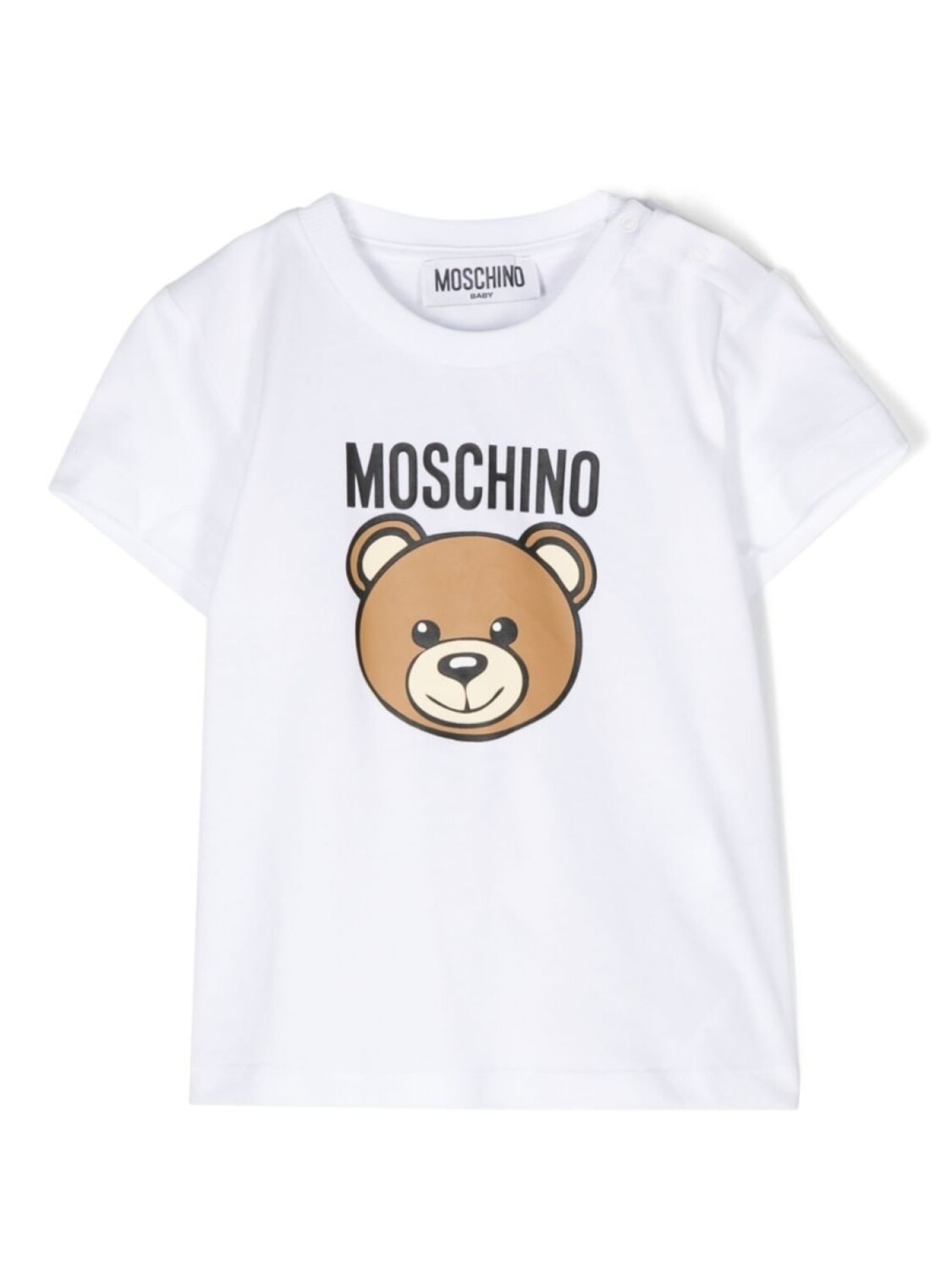 

Moschino Kids футболка с принтом Teddy Bear, белый