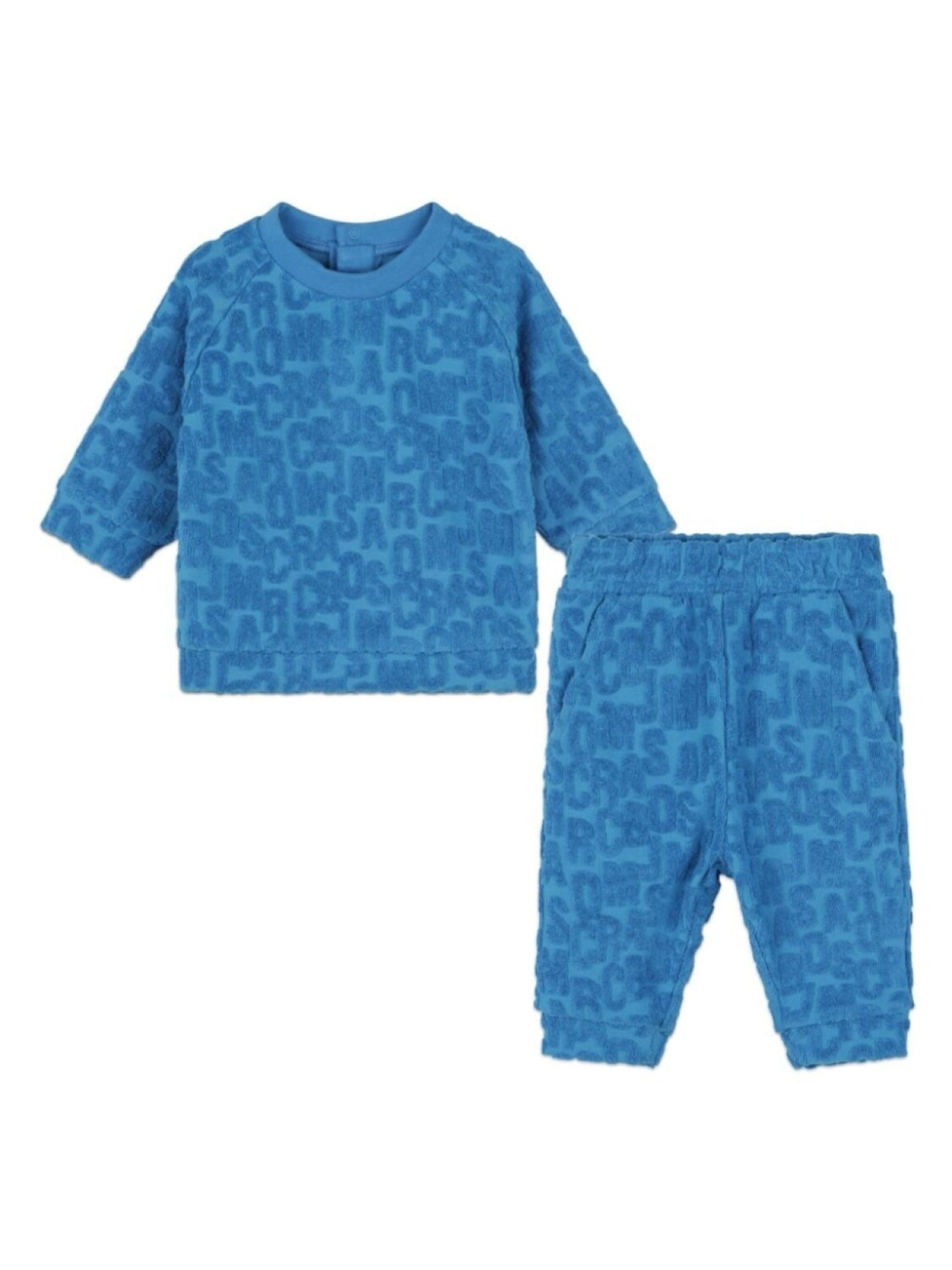 

Marc Jacobs Kids комплект из джемпера и брюк с логотипом, синий