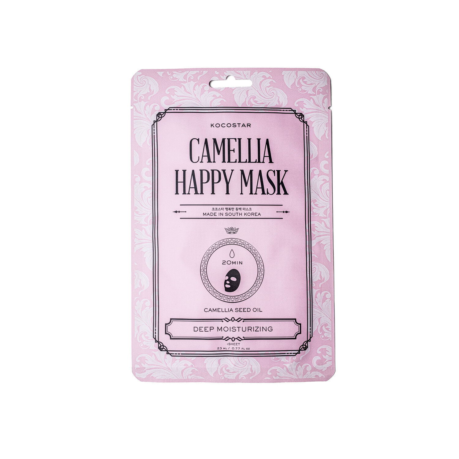 Маска для лица Kocostar Camelia Happy Mask, 25 мл антиоксидантная крем маска на основе экстракта цветка камелии японской camellia flower antioxidant cream mask 65г