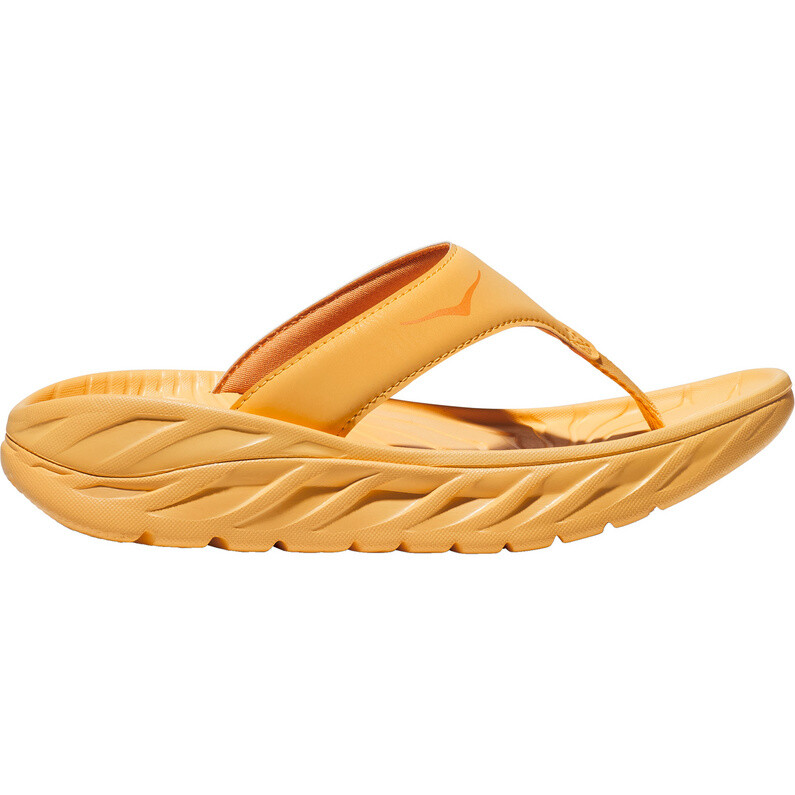 

Женские сандалии Ora Recovery с флипами Hoka, желтый