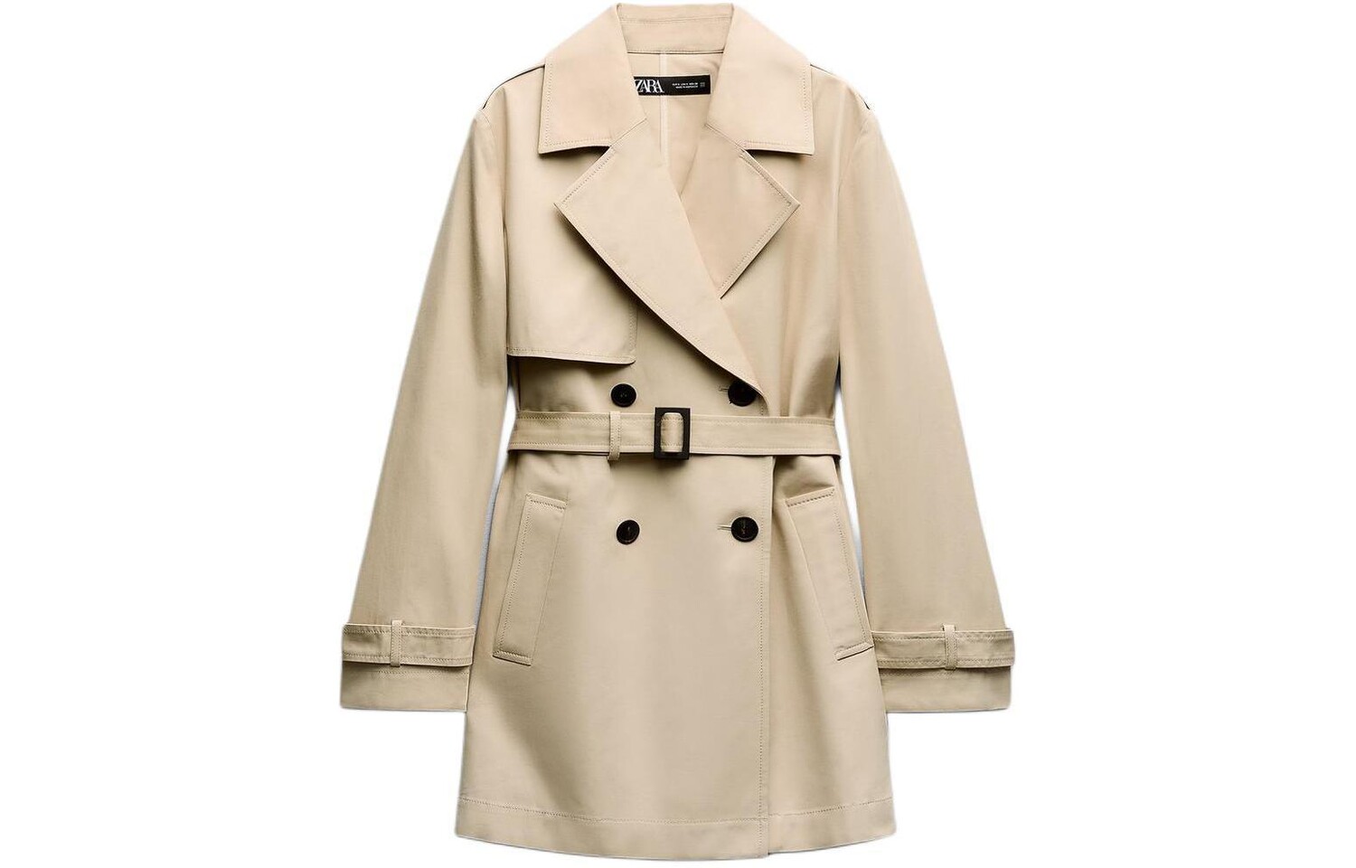 

Пальто женское светло-верблюжье Zara