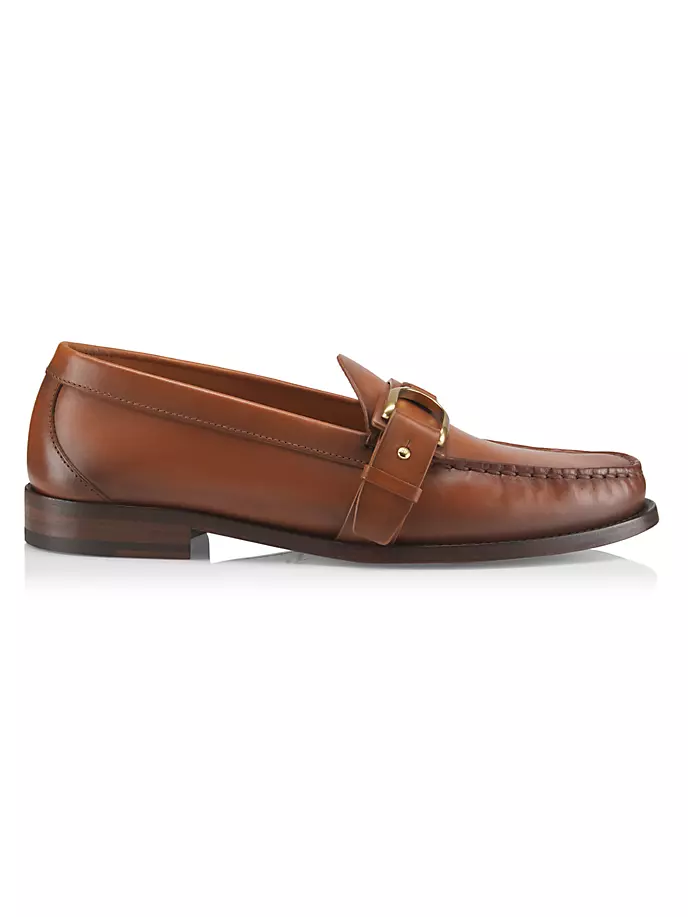 

Кожаные лоферы Perrin Ralph Lauren Purple Label, цвет tan