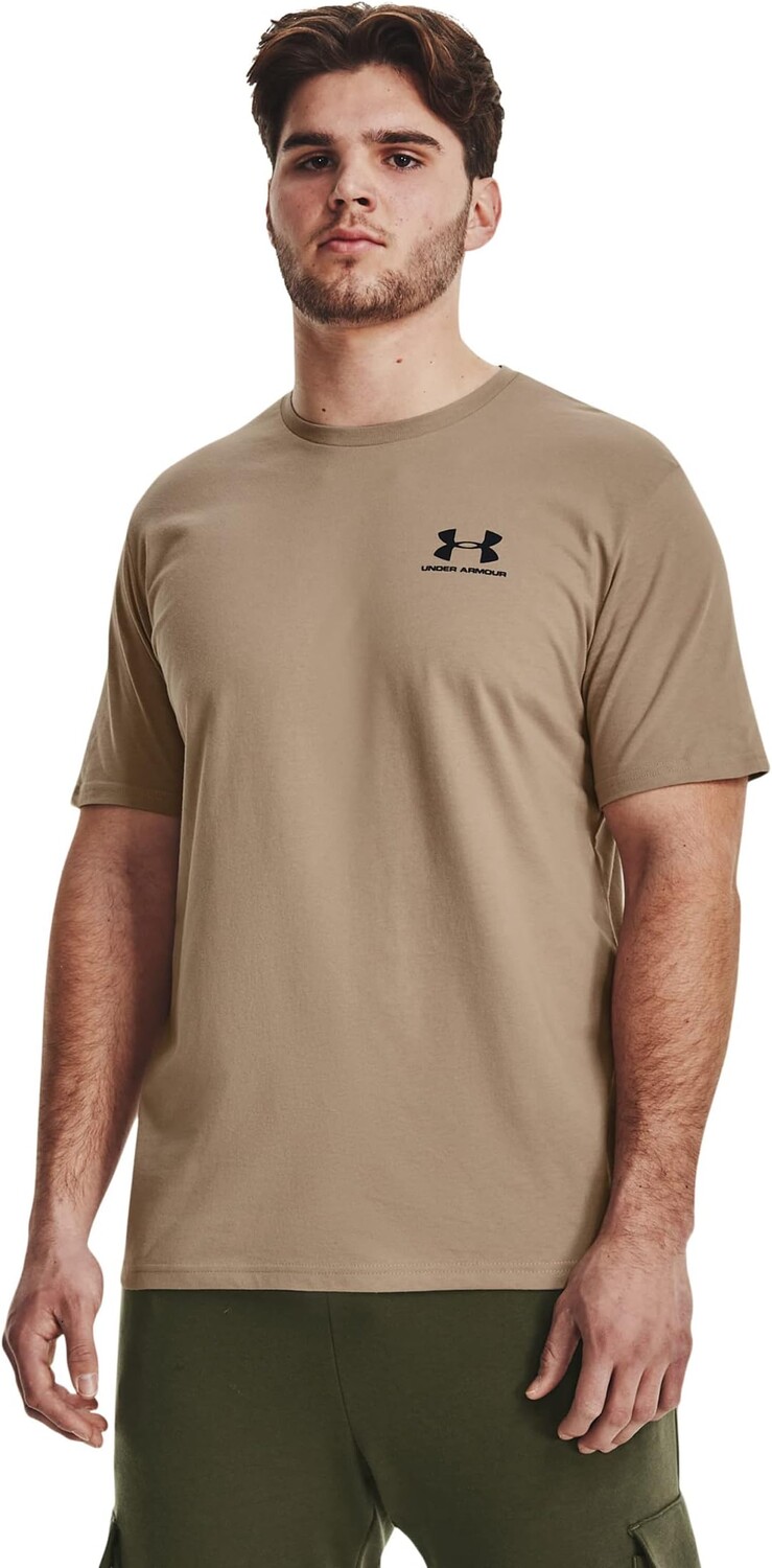 

Sportstyle Левая грудь с коротким рукавом Under Armour, цвет Sahara/Black