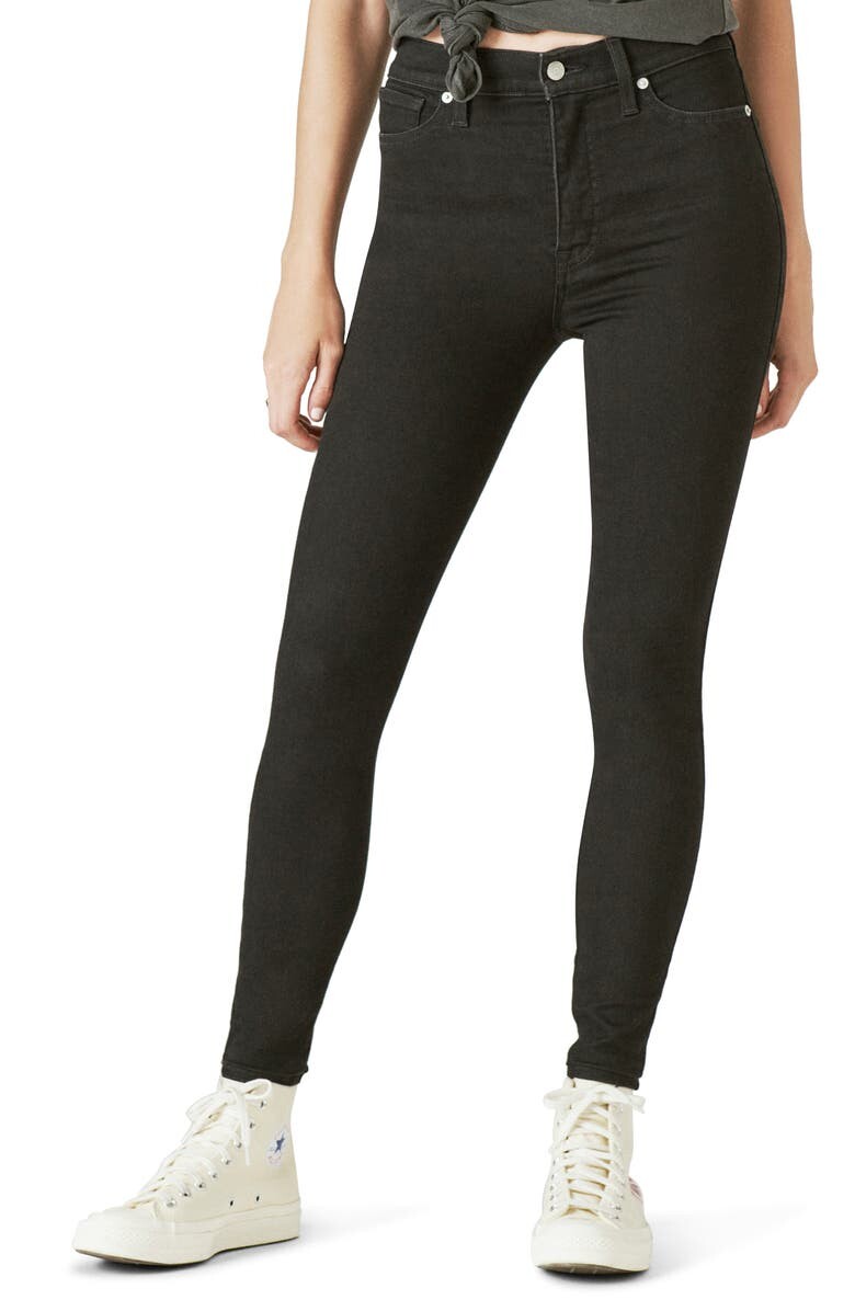 

Джинсы скинни с высокой талией LUCKY BRAND