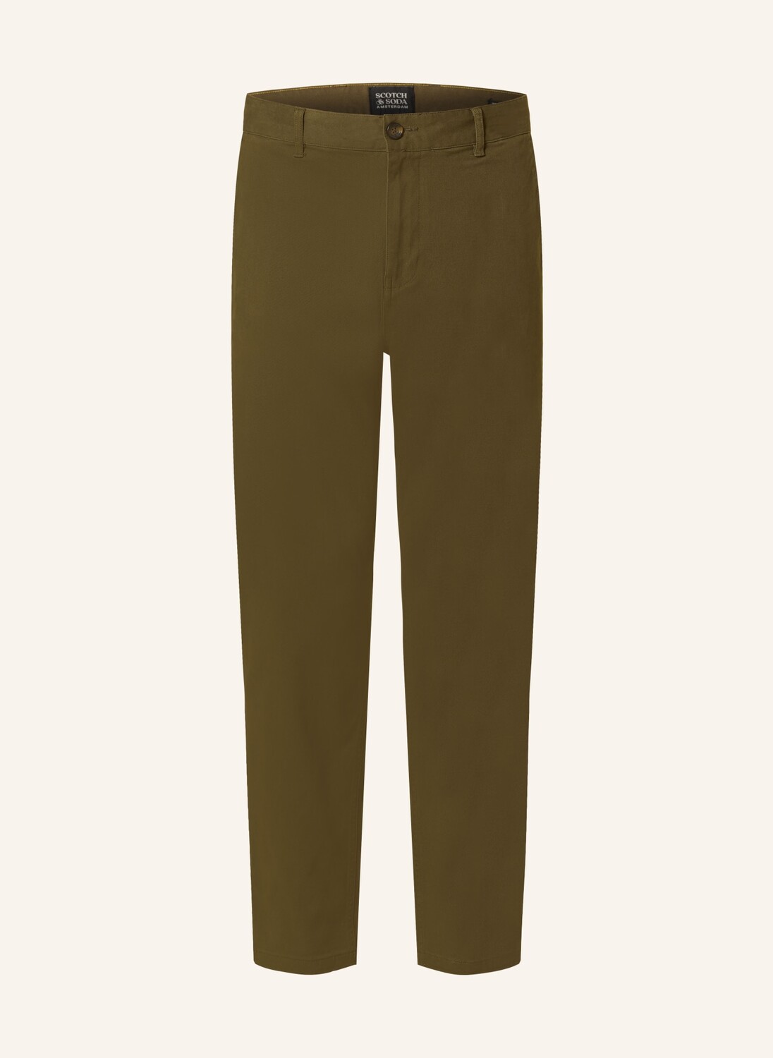 

Брюки чиносы обычного зауженного кроя SCOTCH & SODA, хаки