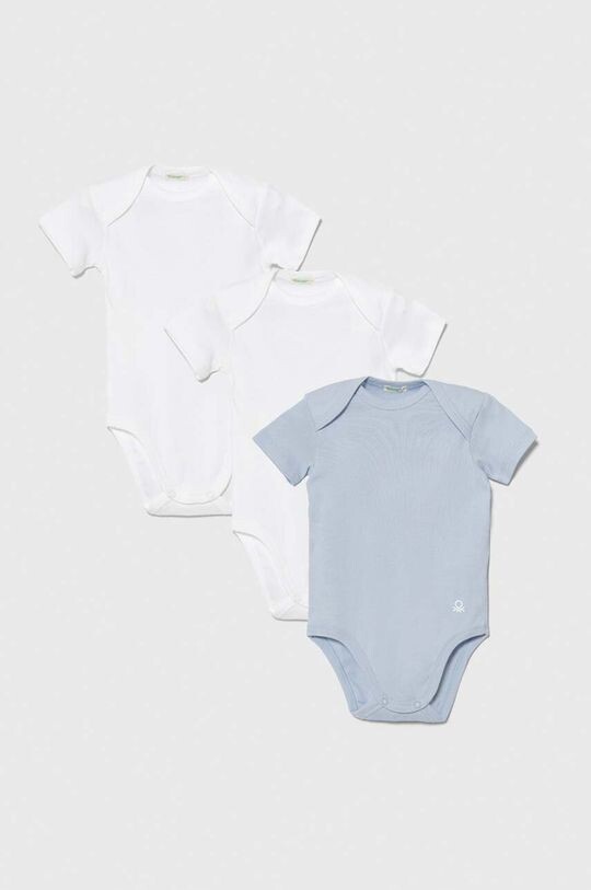 

United Colors of Benetton Хлопковое детское боди, синий