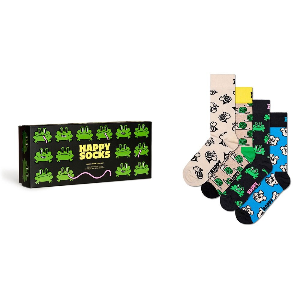 

Носки Happy Happy Animalss Gift Set Half 4 шт, разноцветный