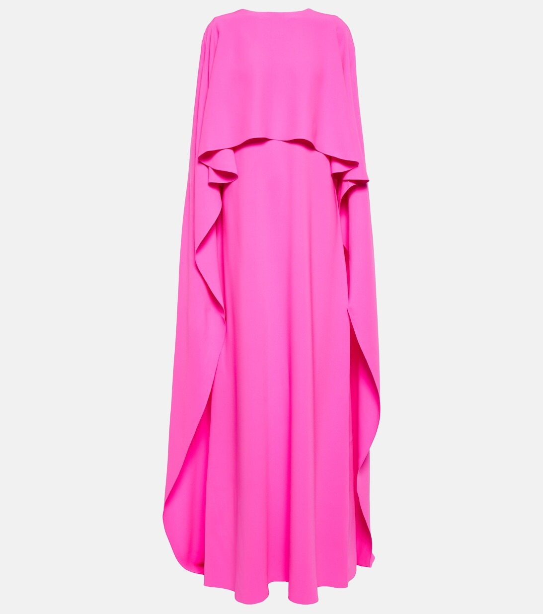 

Кафтан из смесового шелка OSCAR DE LA RENTA, розовый